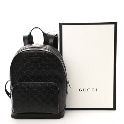 Gucci Guccissima Signature Small Day Backpack Black 11 of 11