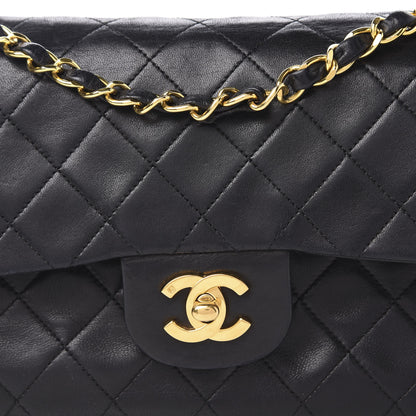 Chanel Lambskin Quilted Small Double Flap Black 11 of 12