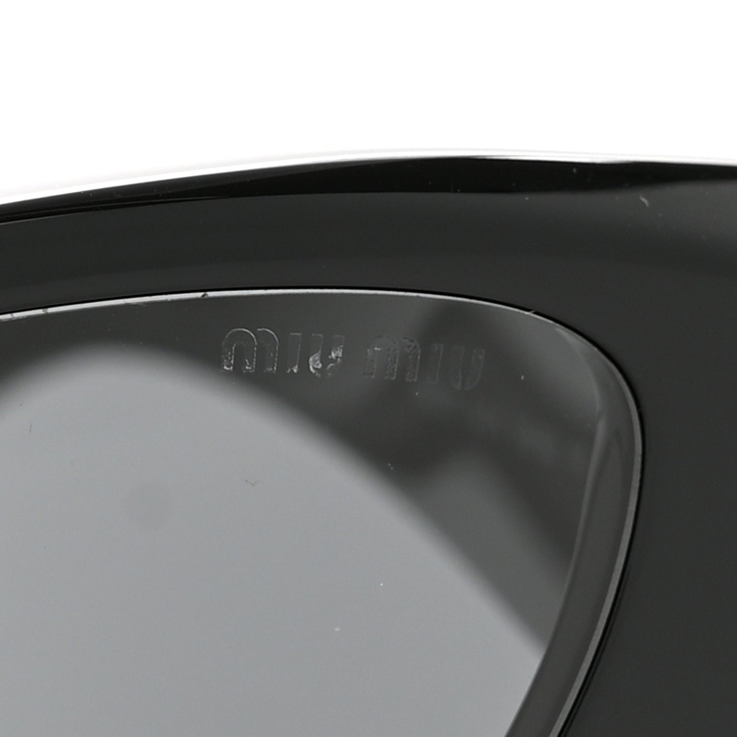 Acetate Cat Eye Sunglasses SMU 06Y Black Ardesia