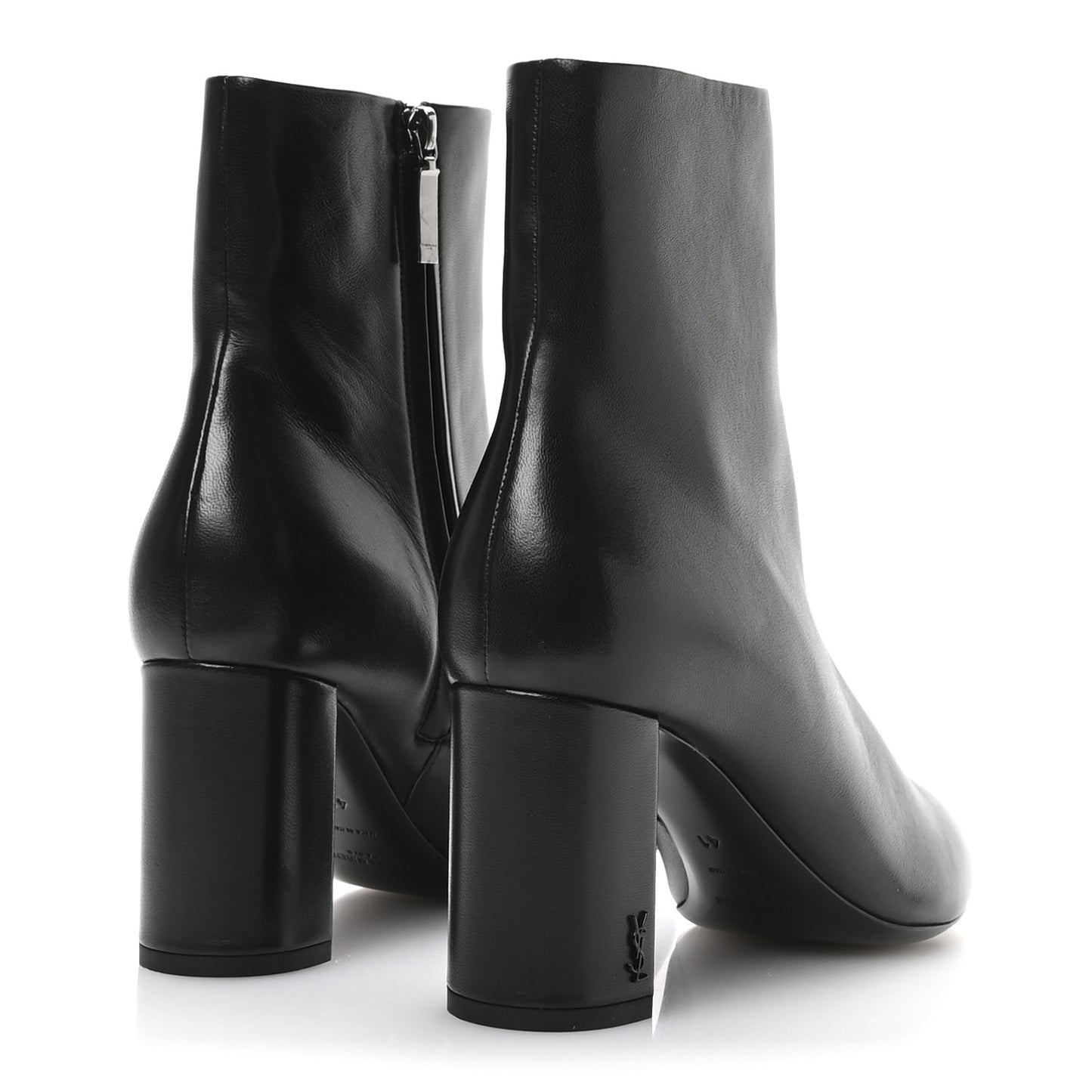 Nappa Vendome Loulou Ankle Zip Boot 41 Black