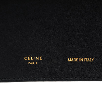 Celine Smooth Lambskin iPad Folio Clutch Black 6 of 9