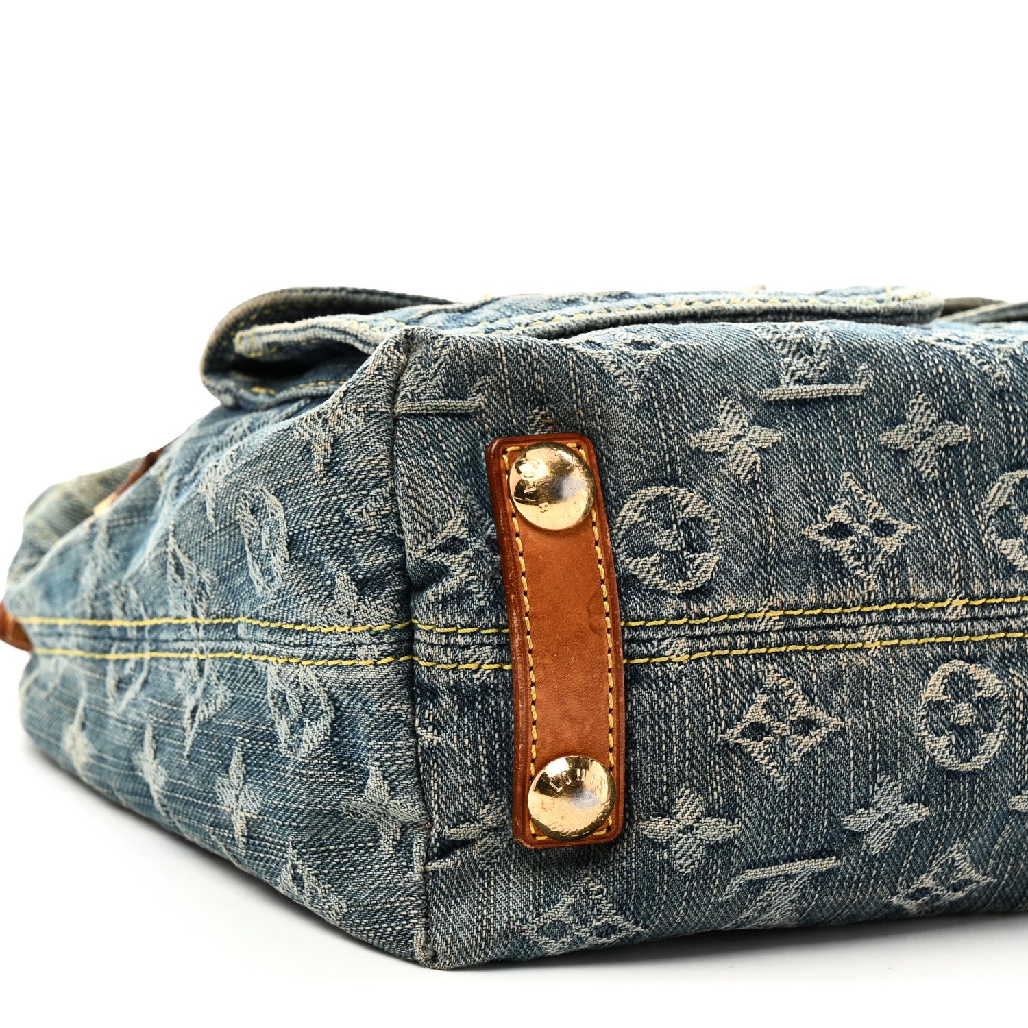 Louis Vuitton Monogram Denim Baggy PM Blue 8 of 10