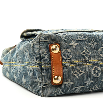 Louis Vuitton Monogram Denim Baggy PM Blue 8 of 10