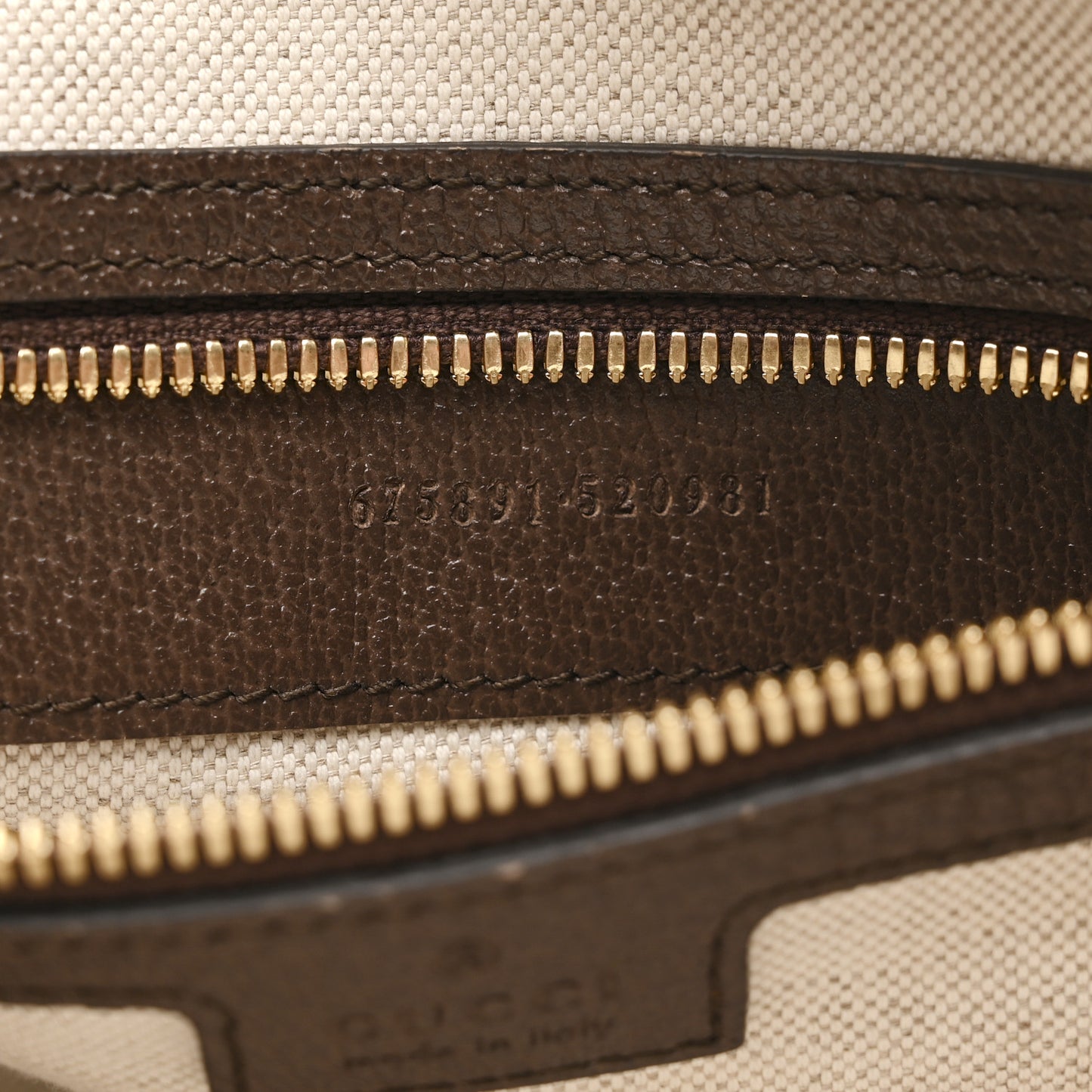 Monogram Jumbo GG Textured Dollar Calfskin Web Messenger Shoulder Bag Camel Ebony New Acero