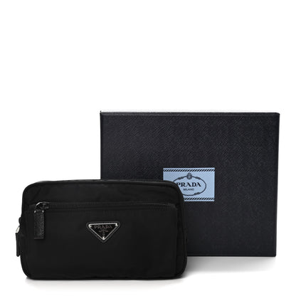 Prada Tessuto Nylon Saffiano Belt Bag Black 18 of 18