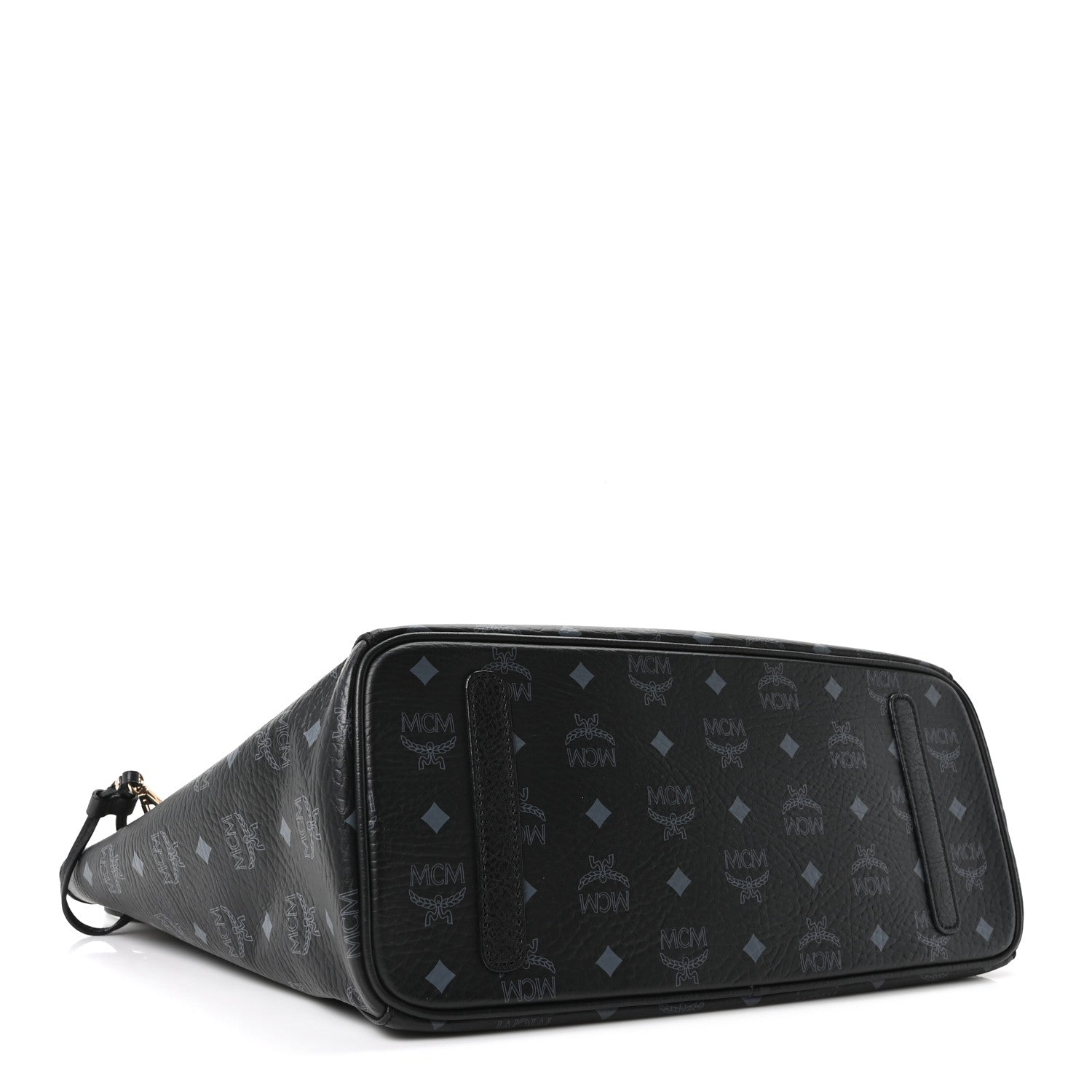 MCM Visetos Medium Liz Reversible Shopper Tote Black 6 of 16