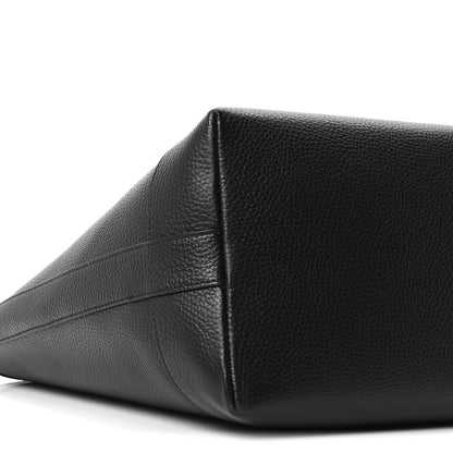 Burberry Grainy Calfskin Medium London Tote Bag Black 9 of 10
