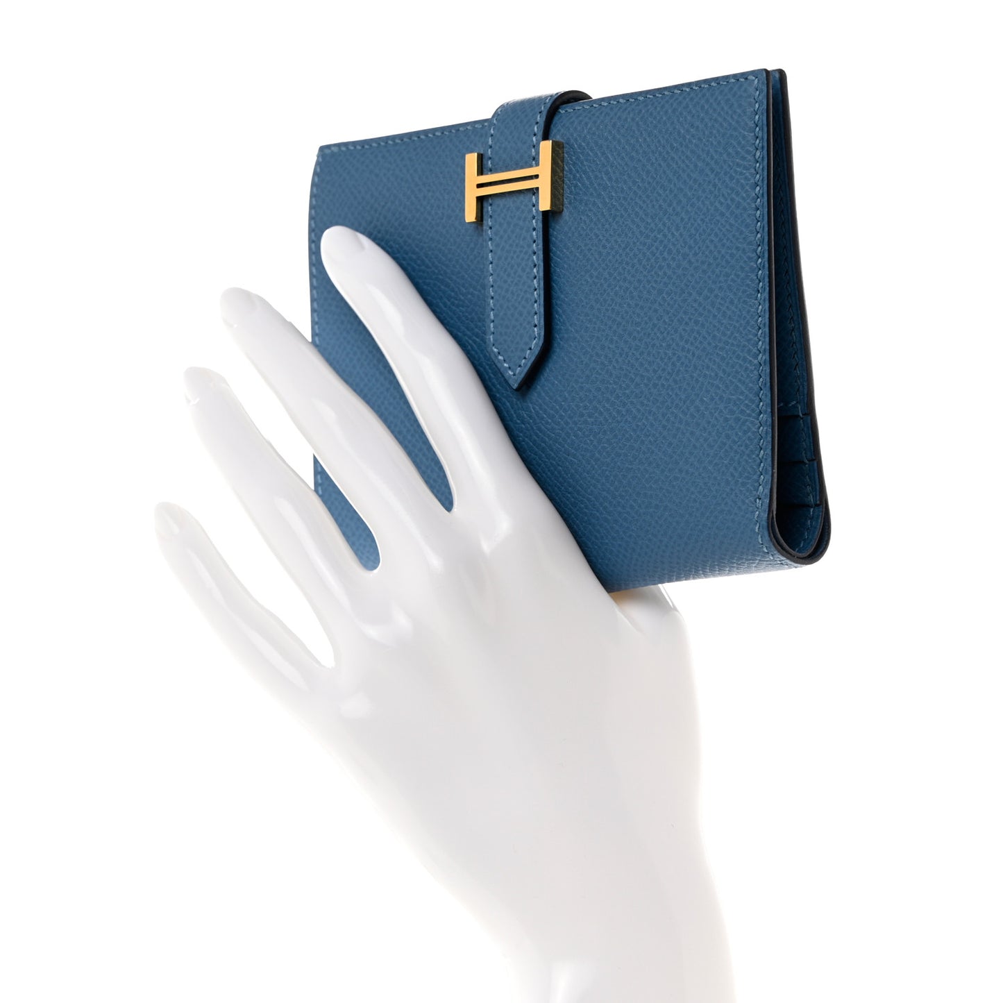 Epsom Bearn Compact Wallet Bleu Azur