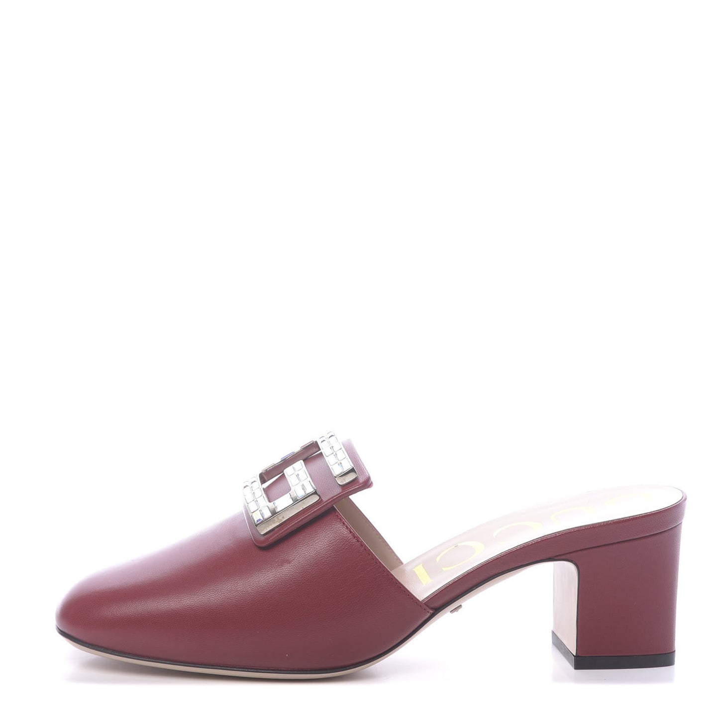 Malaga Kid Crystal Square G Madelyn Mules 38 Romantic Cerise