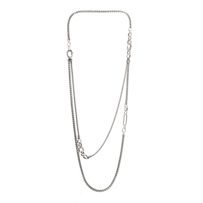 John Hardy Sterling Silver Double Remix Transformable Necklace 3 of 8