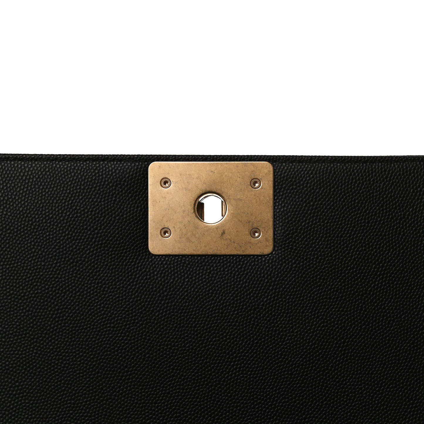 Caviar Quilted Medium Boy Flap Black