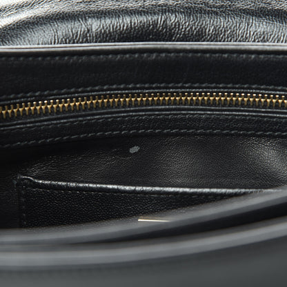 Miu Miu Goatskin Madras Shoulder Bag Black 13 of 16