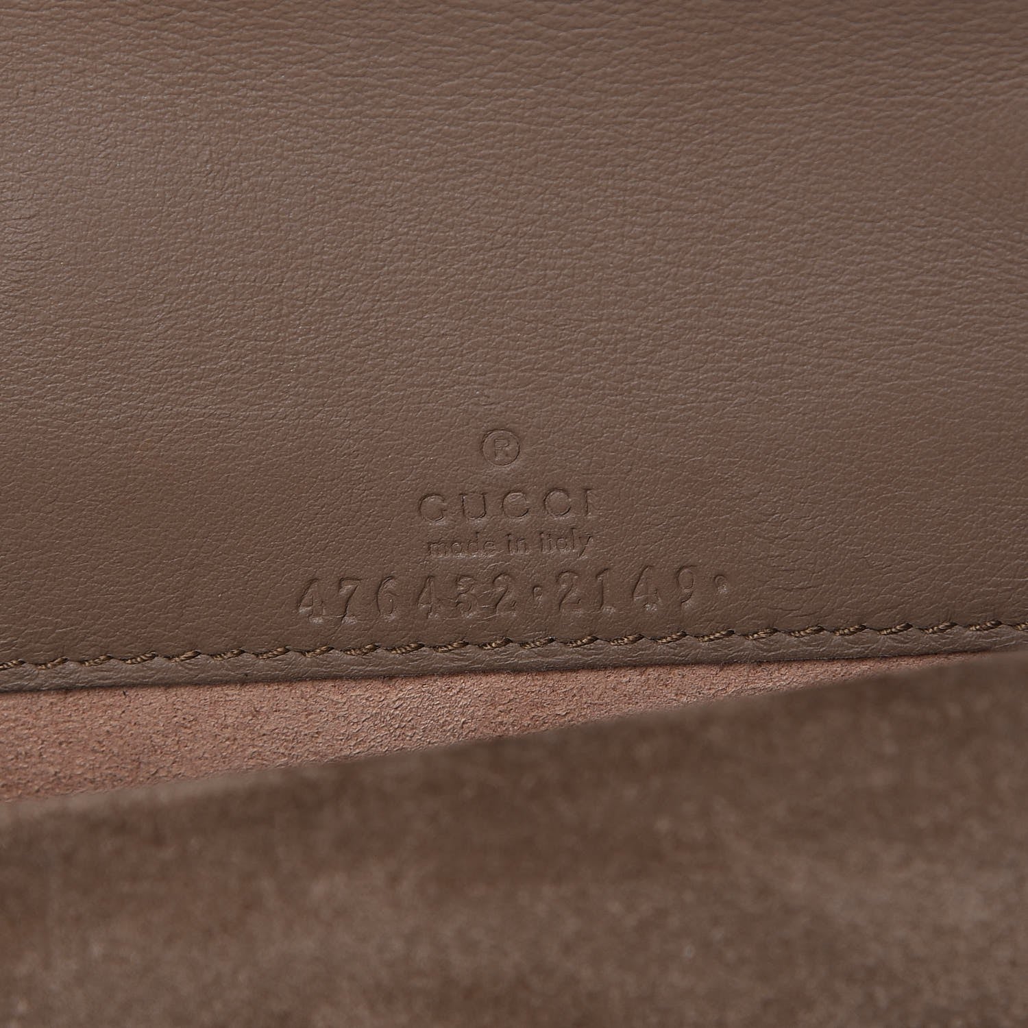 Gucci GG Supreme Monogram Super Mini Dionysus Shoulder Bag Taupe 6 of 7
