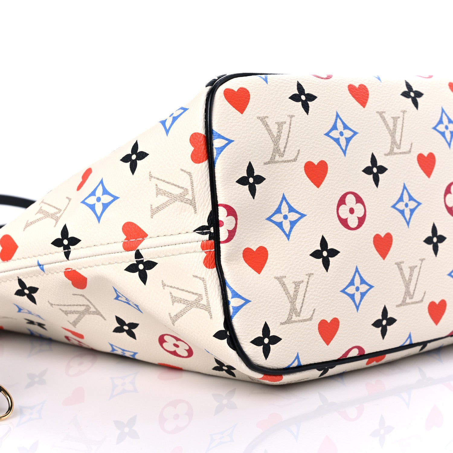 Louis Vuitton Game On Neverfull MM White 9 of 10