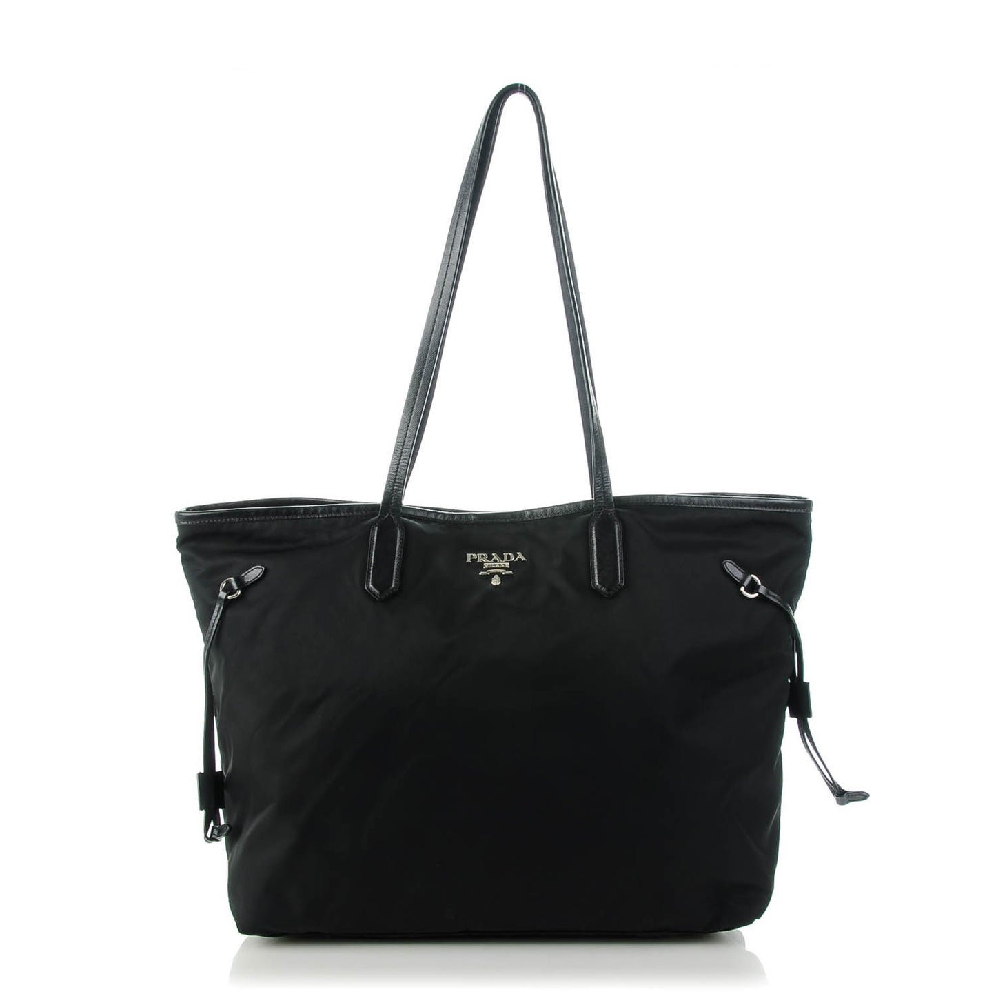 Saffiano Tessuto Nylon Tote Nero Black