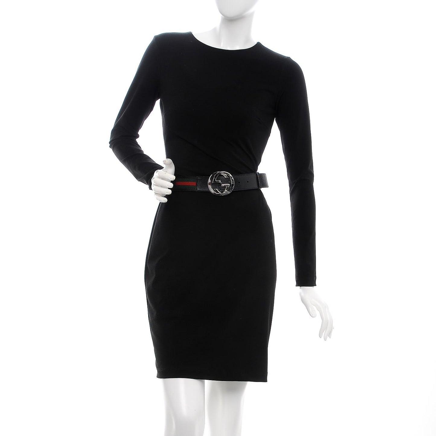 Calfskin Web Interlocking G Belt 95 38 Black