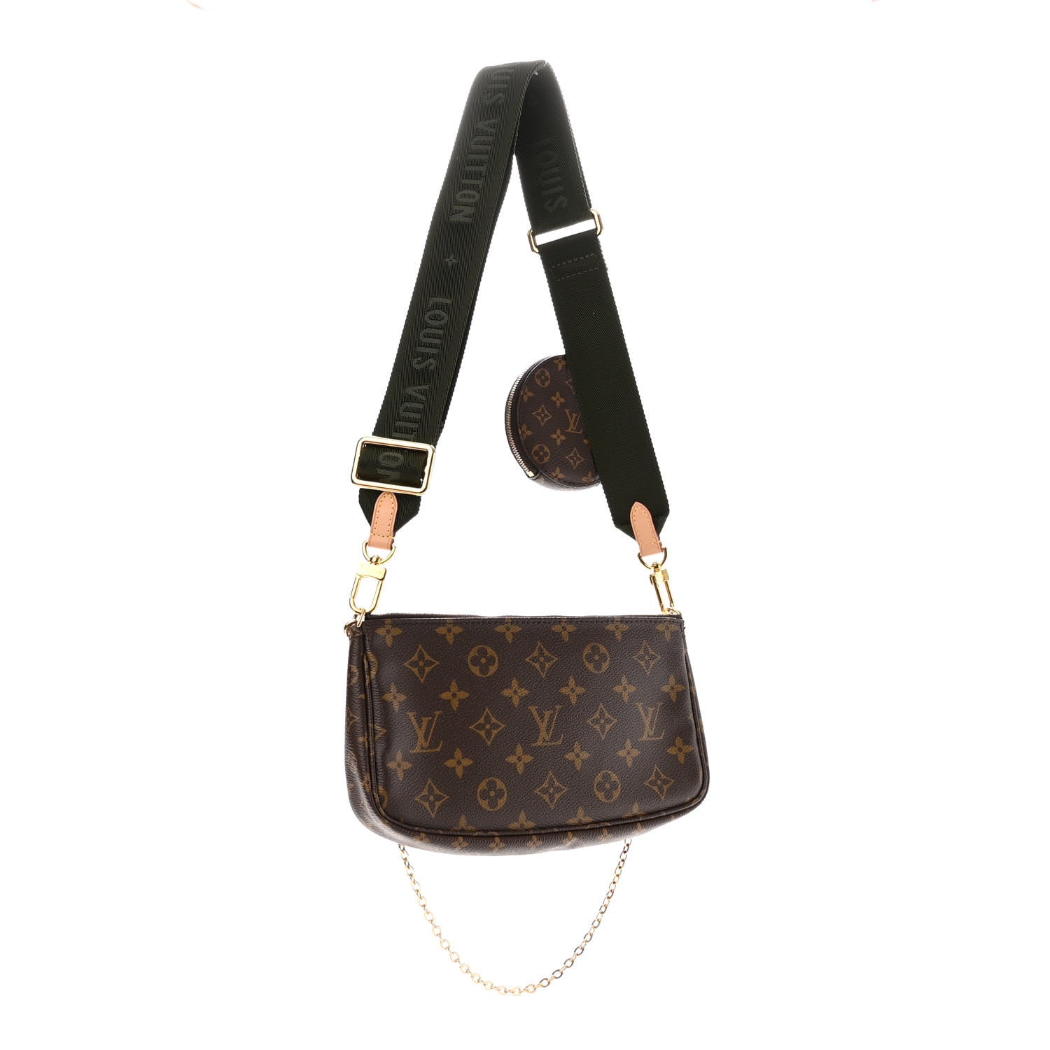 Louis Vuitton Monogram Multi Pochette Accessories Kaki 3 of 11