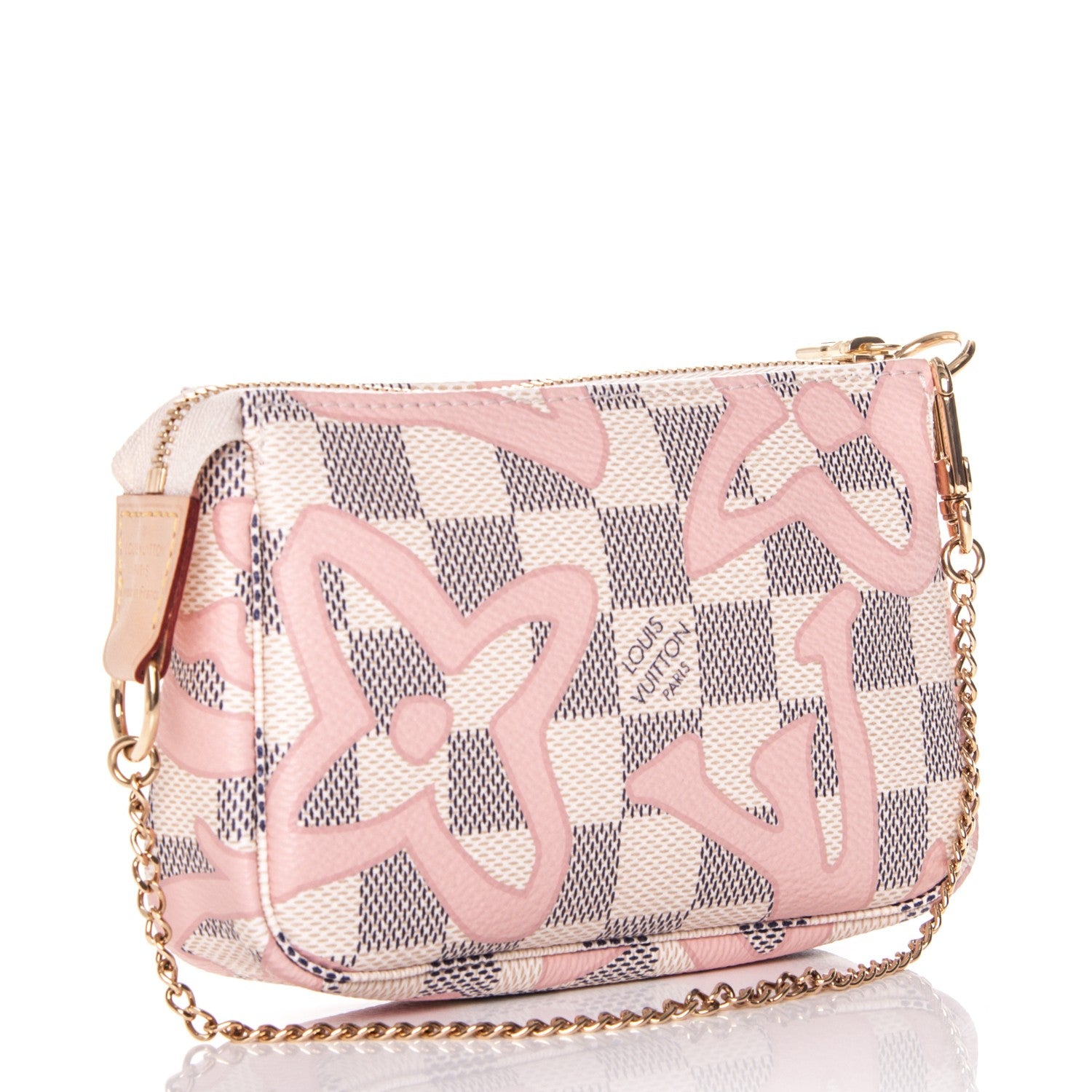 Louis Vuitton Damier Azur Tahitienne Mini Pochette Accessories 3 of 7