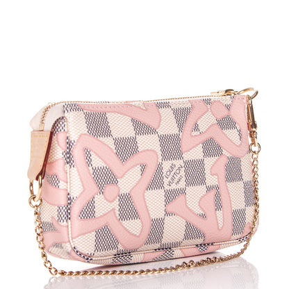 Louis Vuitton Damier Azur Tahitienne Mini Pochette Accessories 3 of 7