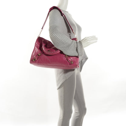 Balenciaga Agneau Giant 21 Rose Gold Hardware City Cyclamen Fucsia 2 of 8