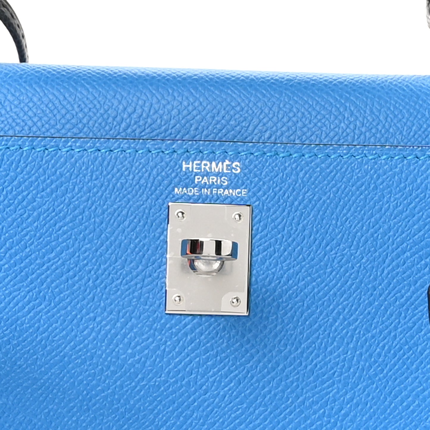 Epsom Horseshoe Kelly Sellier 25 Bleu Zanzibar Bleu De Pruse