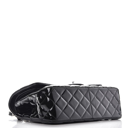 Chanel Patent Quilted Jumbo Double Flap Black 5 of 11