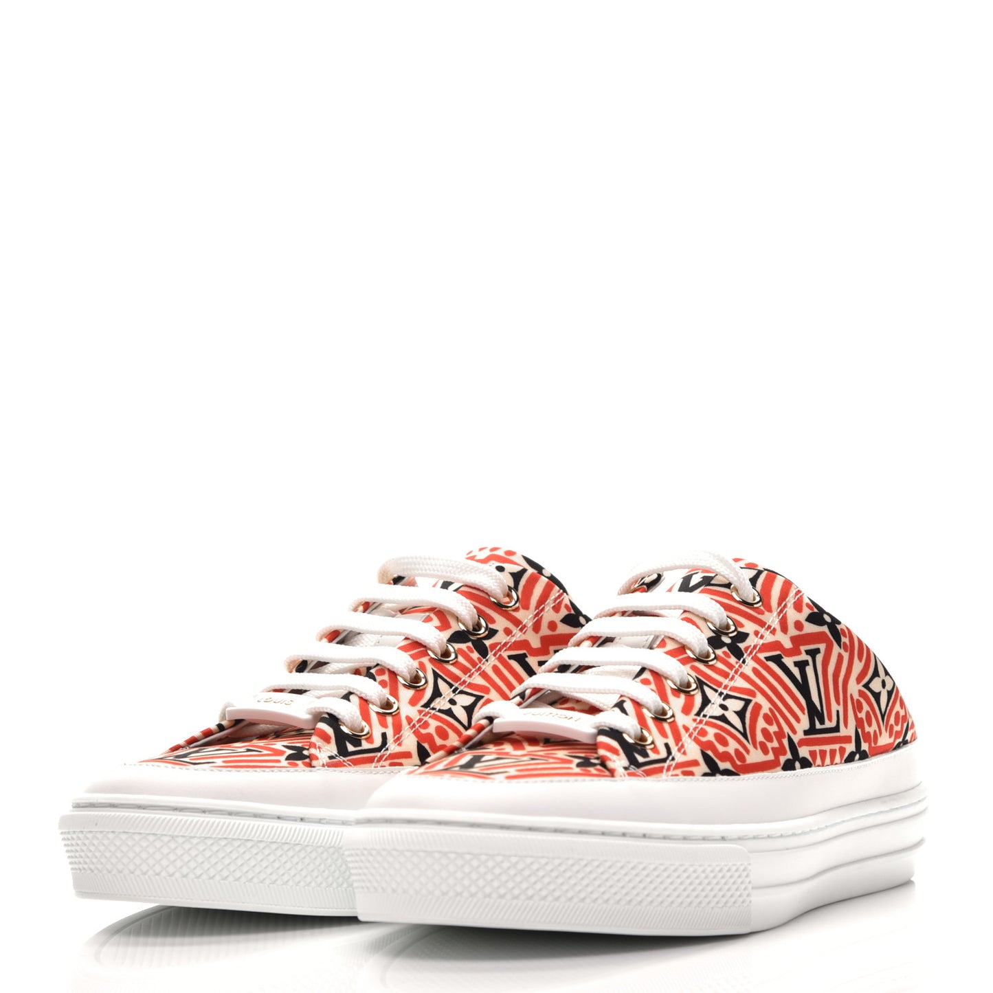 Nylon Monogram Crafty Open Back Sneaker 36