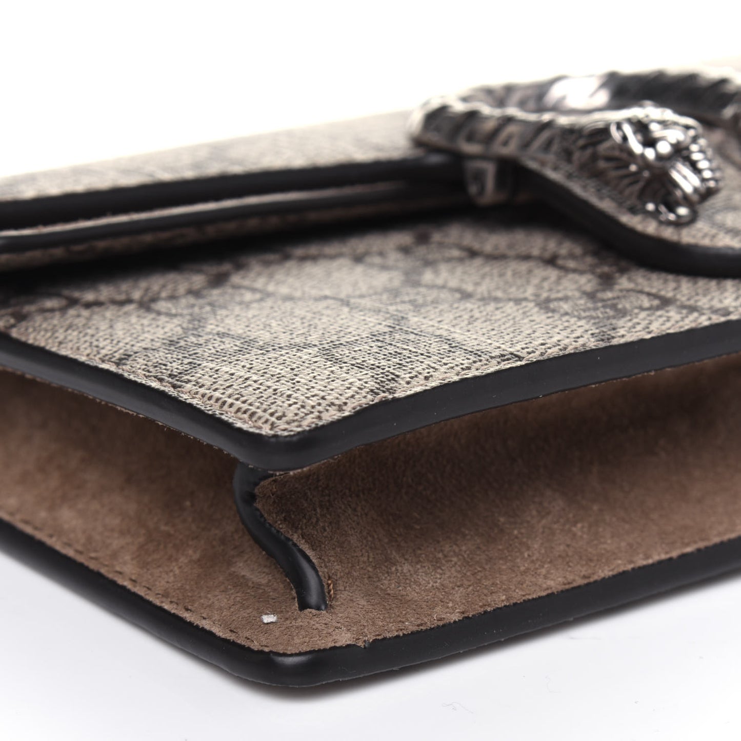 GG Supreme Monogram Super Mini Dionysus Shoulder Bag Taupe
