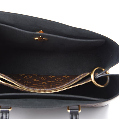 Louis Vuitton Monogram Flower Tote Black 4 of 12