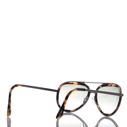Tom Ford Andy Aviator Sunglasses TF468 Havana Green 4 of 7