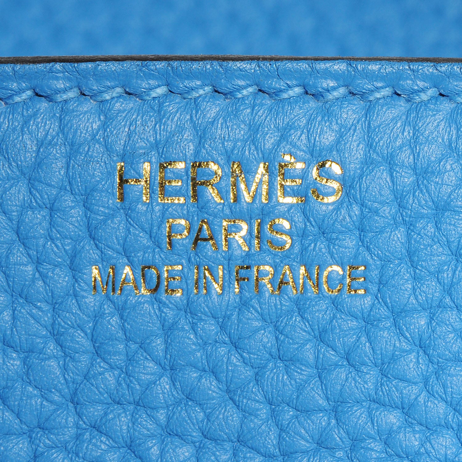 Hermes Taurillon Clemence Birkin 35 Bleu Paradis 5 of 26