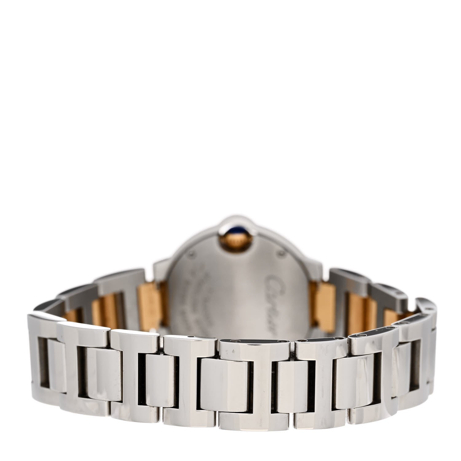 Cartier Stainless Steel 18K Yellow Gold 28mm Ballon Bleu De Cartier Quartz Watch 3 of 5