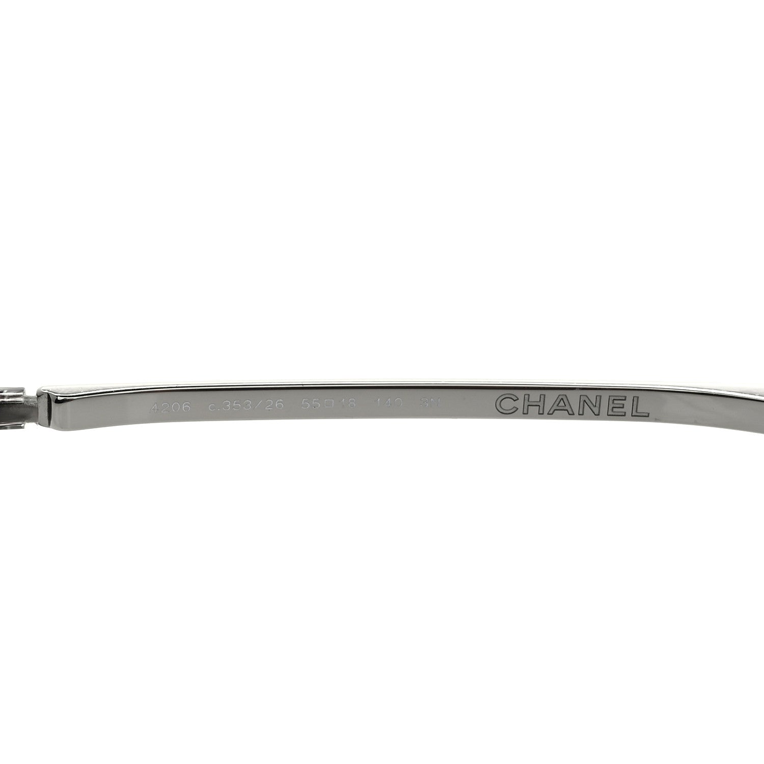 Chanel Round Spring Sunglasses 4206 Black 7 of 8