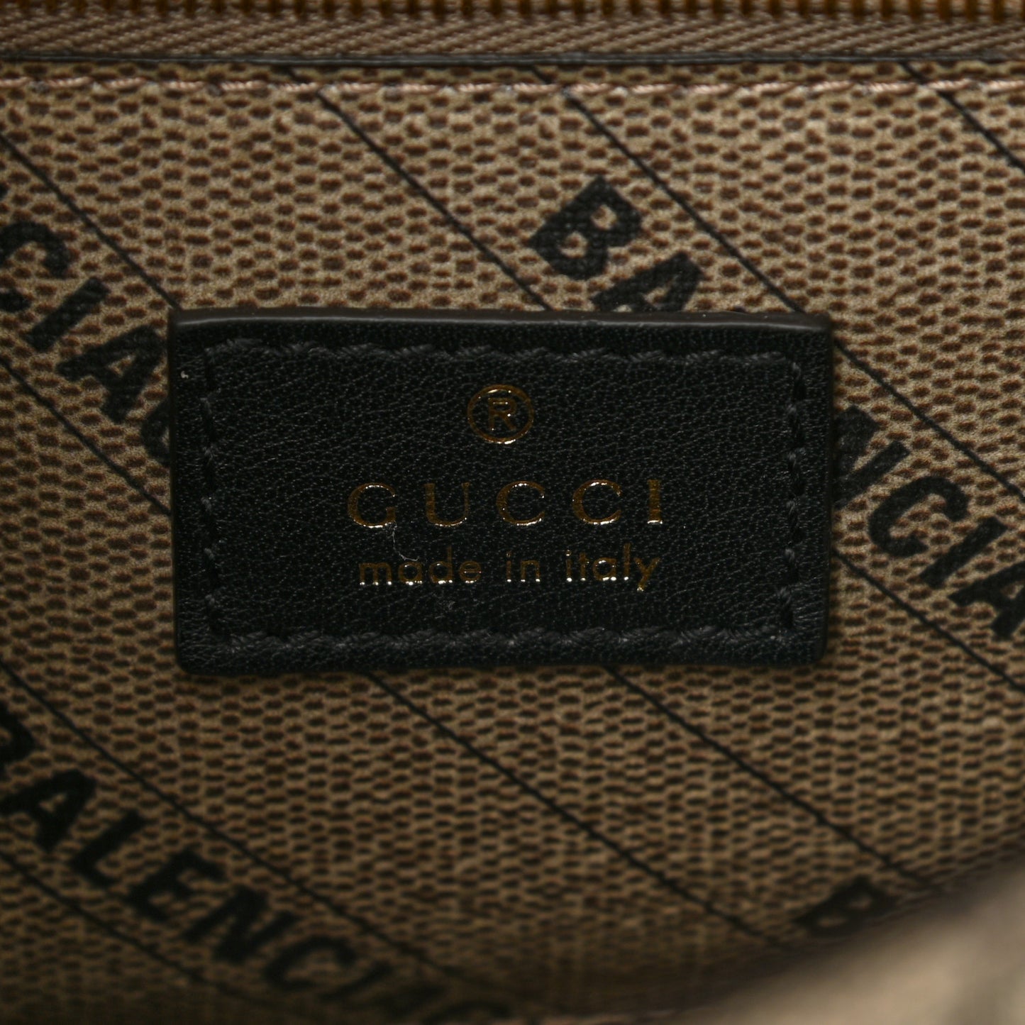 X GUCCI GG Supreme Monogram Small Hourglass Top Handle Bag Beige Ebony