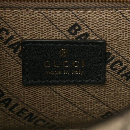 Balenciaga X GUCCI GG Supreme Monogram Small Hourglass Top Handle Bag Beige Ebony 6 of 10
