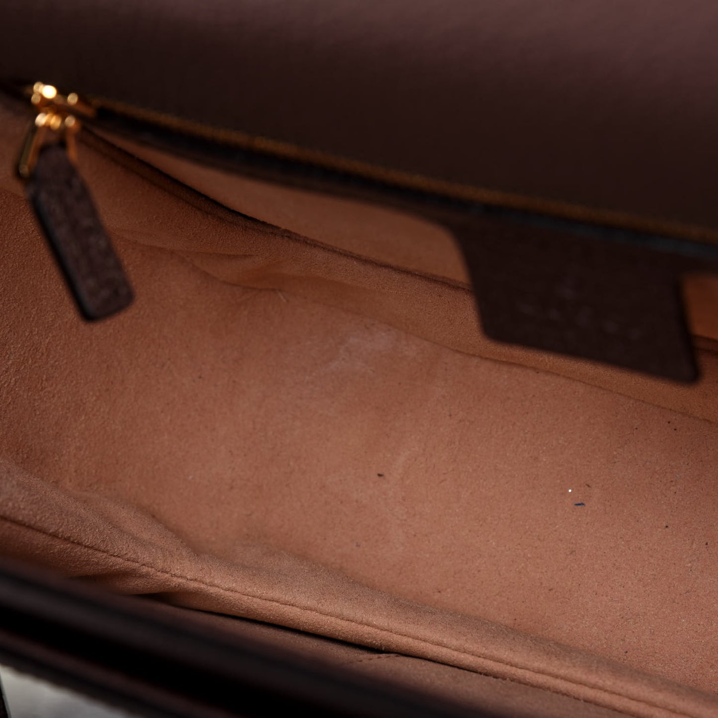 GG Supreme Monogram Web Small Ophidia Flap Messenger Bag Brown