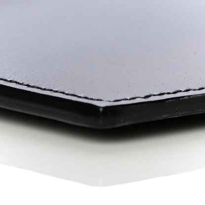 Saint Laurent Smooth Shiny Calfskin Monogram Uptown Pouch Black 9 of 11
