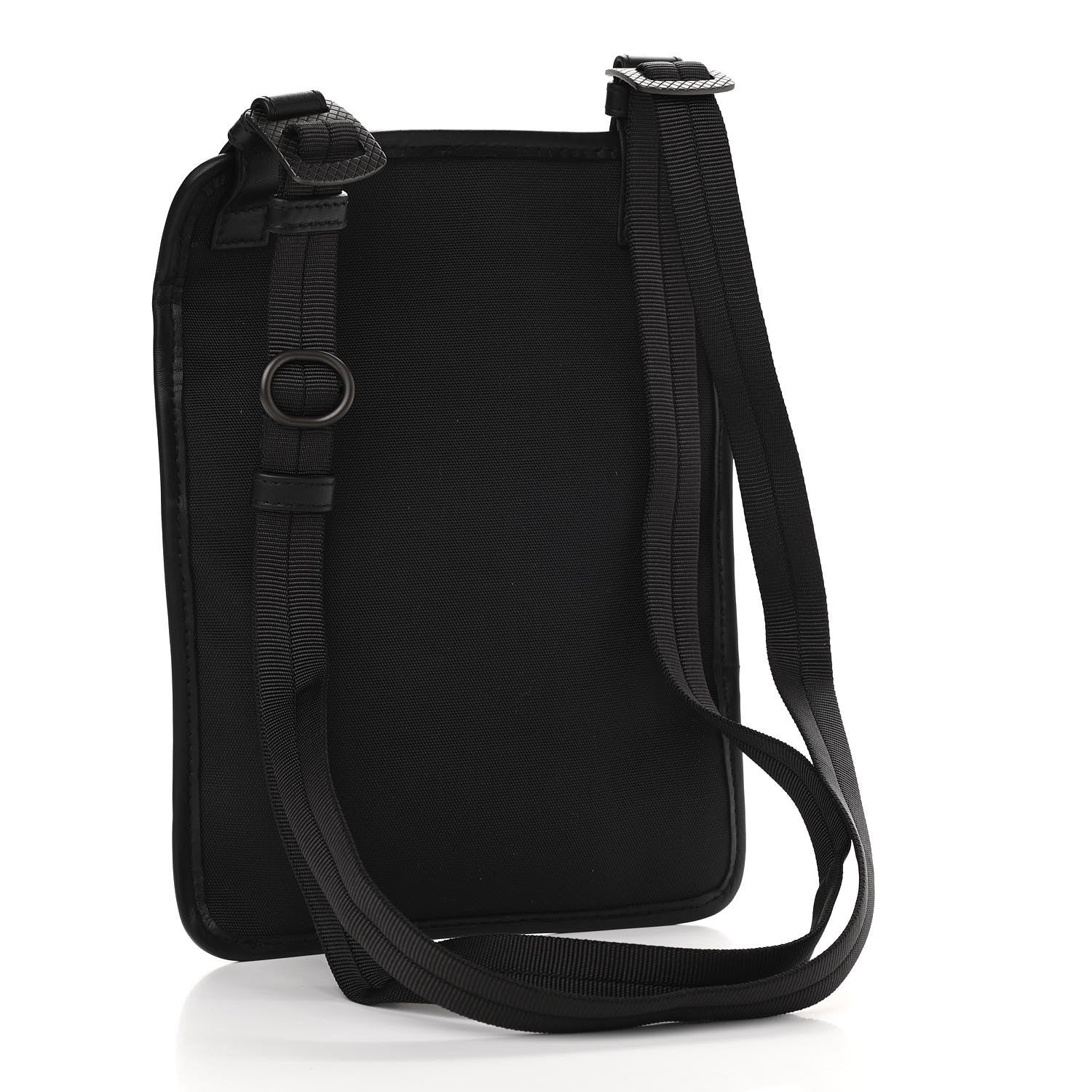 Bottega Veneta Nappa Intrecciato Nylon High Tech Crossbody Pouch Black 3 of 9