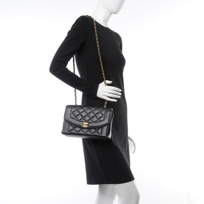 Chanel Caviar Quilted Medium Single Flap Black 2 of 12