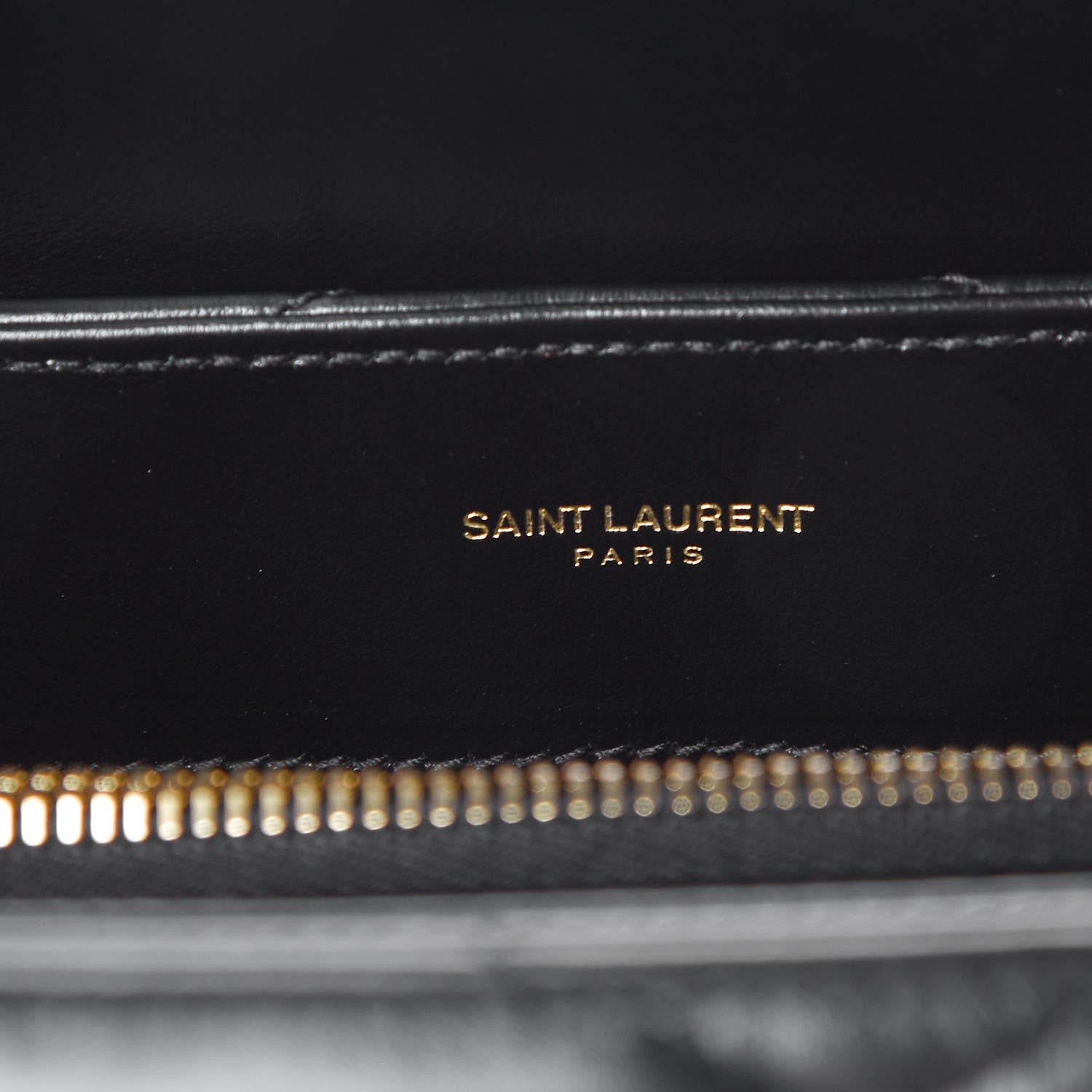 Saint Laurent Calfskin Y Quilted Monogram Medium Loulou Chain Satchel Black 9 of 10
