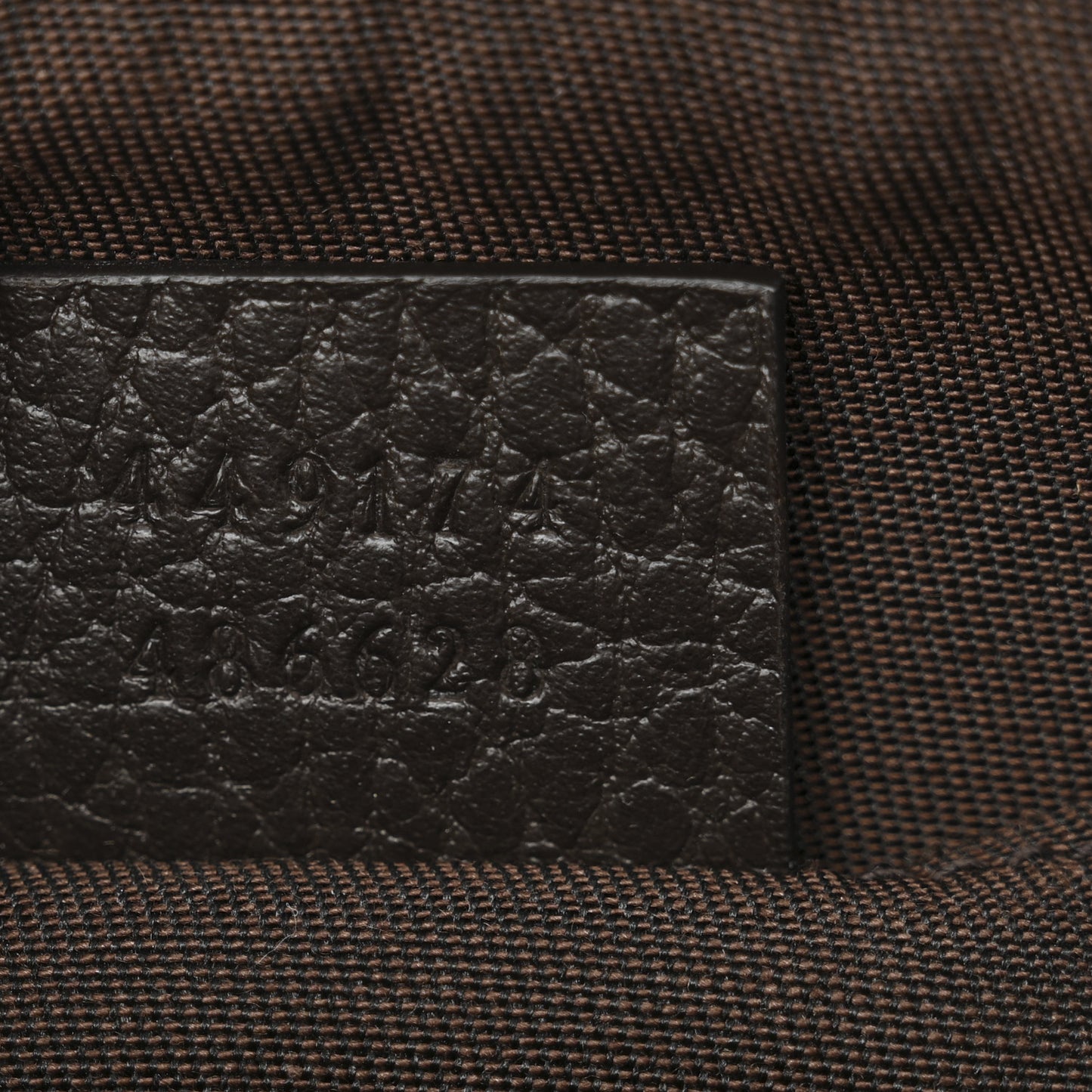 Monogram Belt Bag Dark Brown