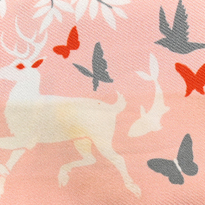 Hermes Silk Le Charme D Orphee Twilly Gris Acier Rose Poudre 5 of 6