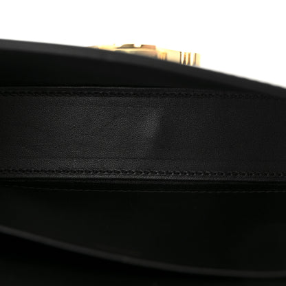 Celine Shiny Calfskin Triomphe Shoulder Bag Black 5 of 10