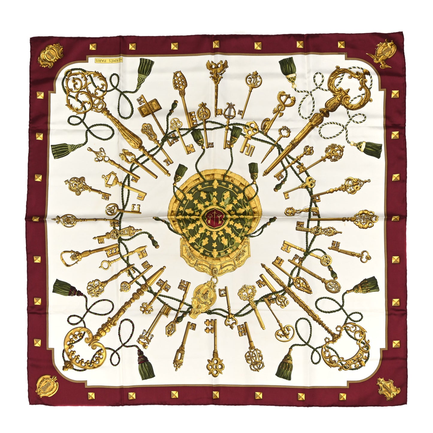 Silk Keys Les Cles Scarf 90