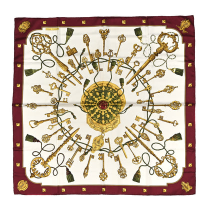 Hermes Silk Keys Les Cles Scarf 90 1 of 6