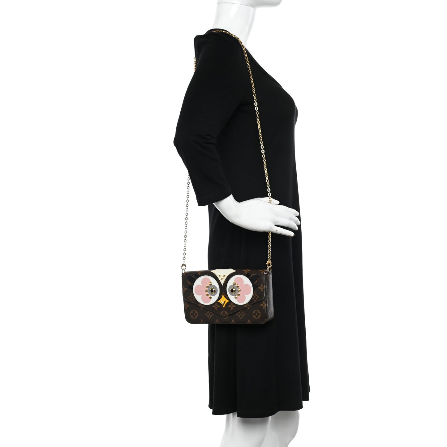 Monogram Lovely Birds Pochette Felicie Chain Wallet