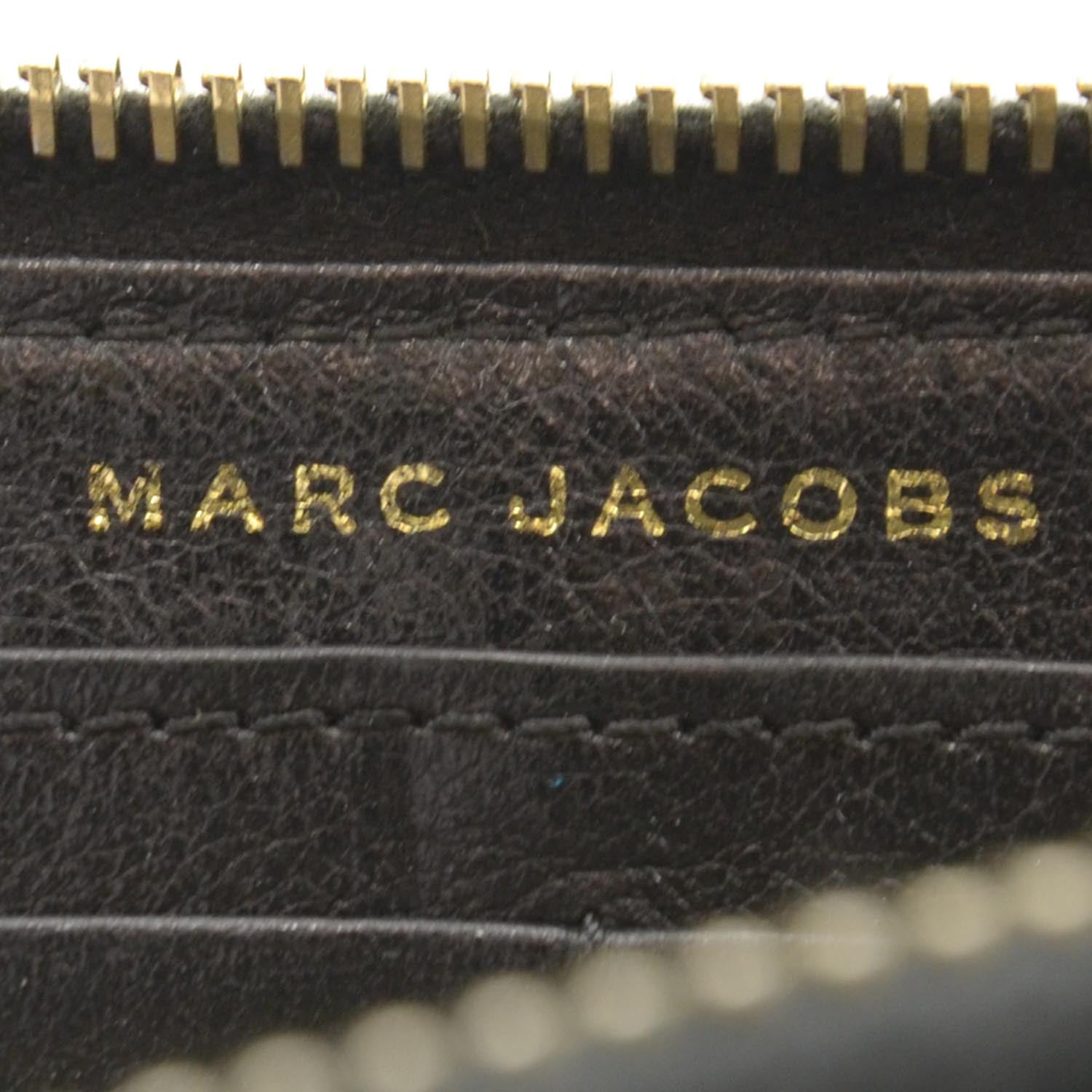 Marc Jacobs Leather Zip Clutch Wallet Black 6 of 7