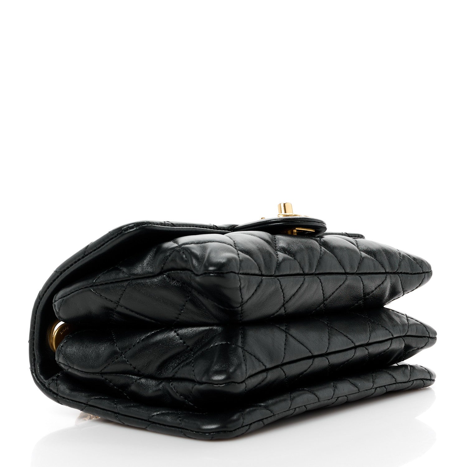 Chanel Lambskin Quilted Small Pillow Crush Flap Black 4 of 15