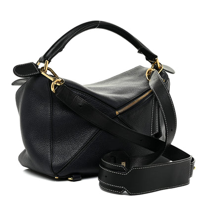 Loewe Calfskin Medium Puzzle Bag Marine 2 of 17