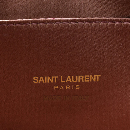 Saint Laurent Satin Crystal Le 5 A 7 Mini Hobo Elderberry 6 of 11